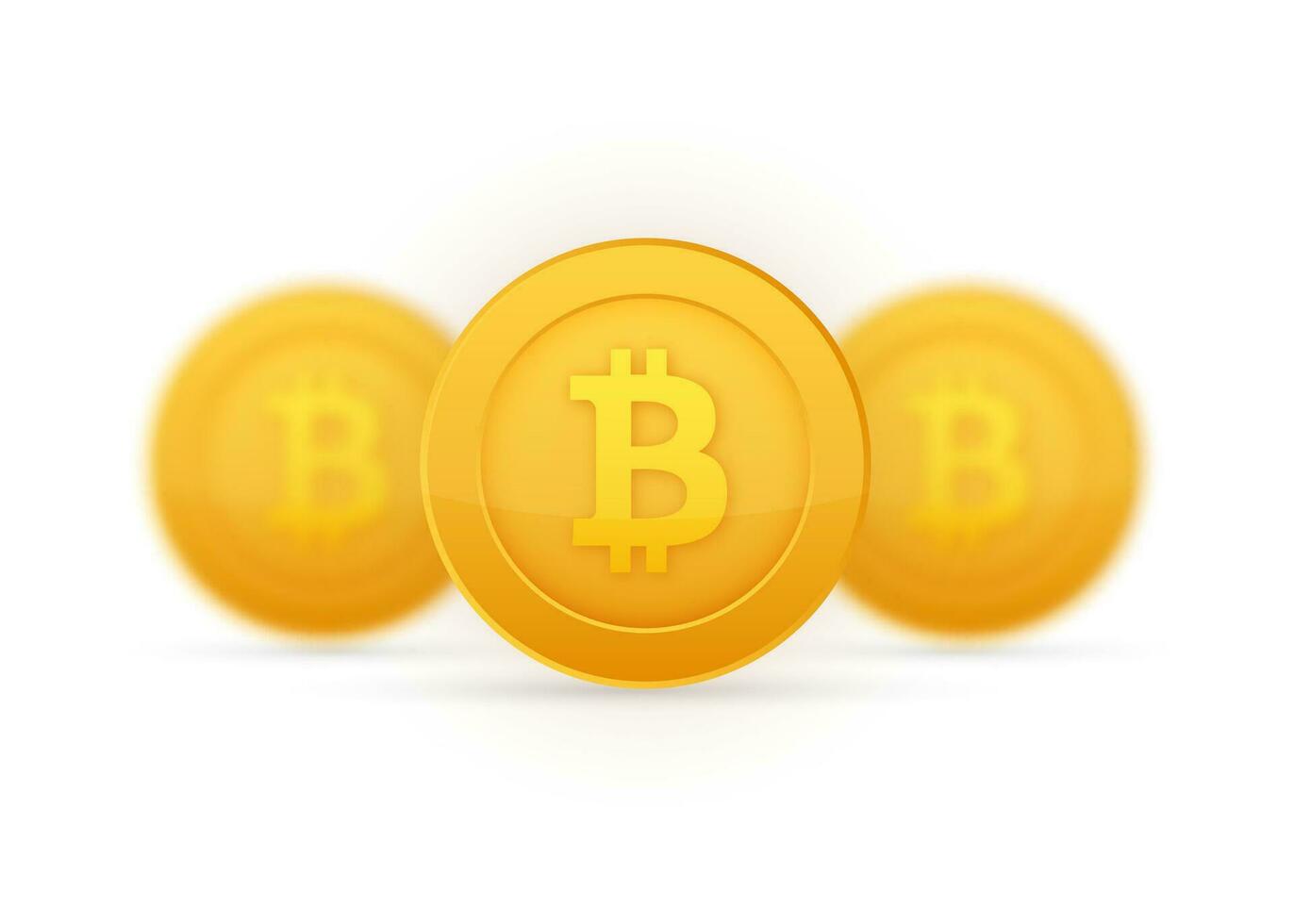 Abstract black icon. Bitcoin exchange. Currency icon. Online payment. Crypto currency, virtual electronic, internet money vector