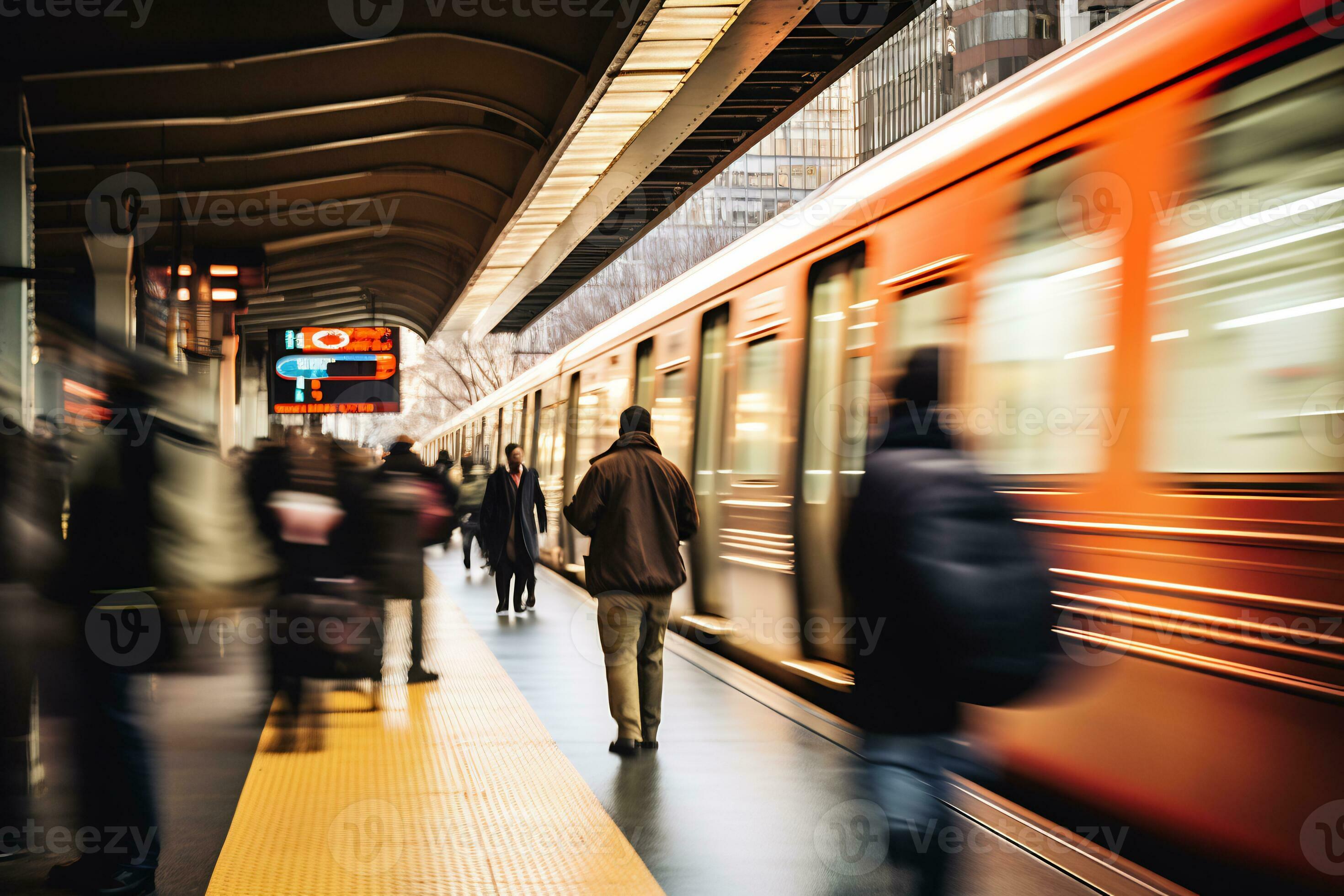 Capture of hustle and bustle of a city in the morning 29895769 Stock Photo at Vecteezy