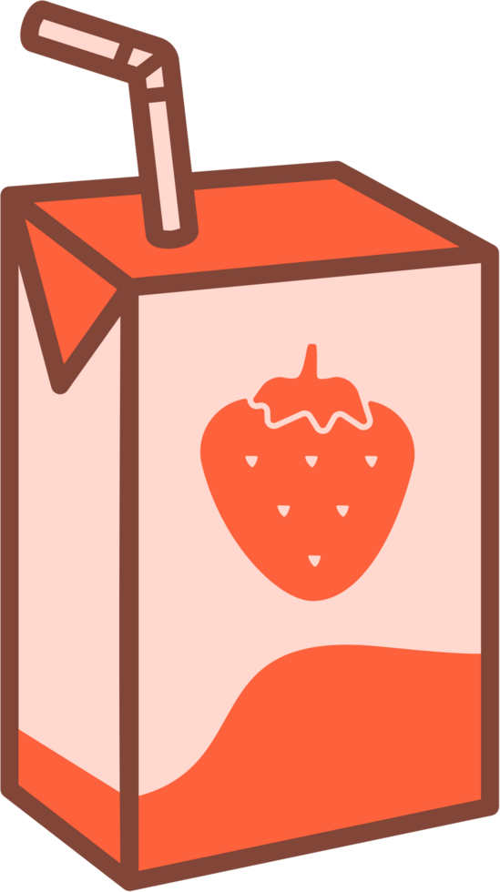 boxed jordgubb frukt juice png