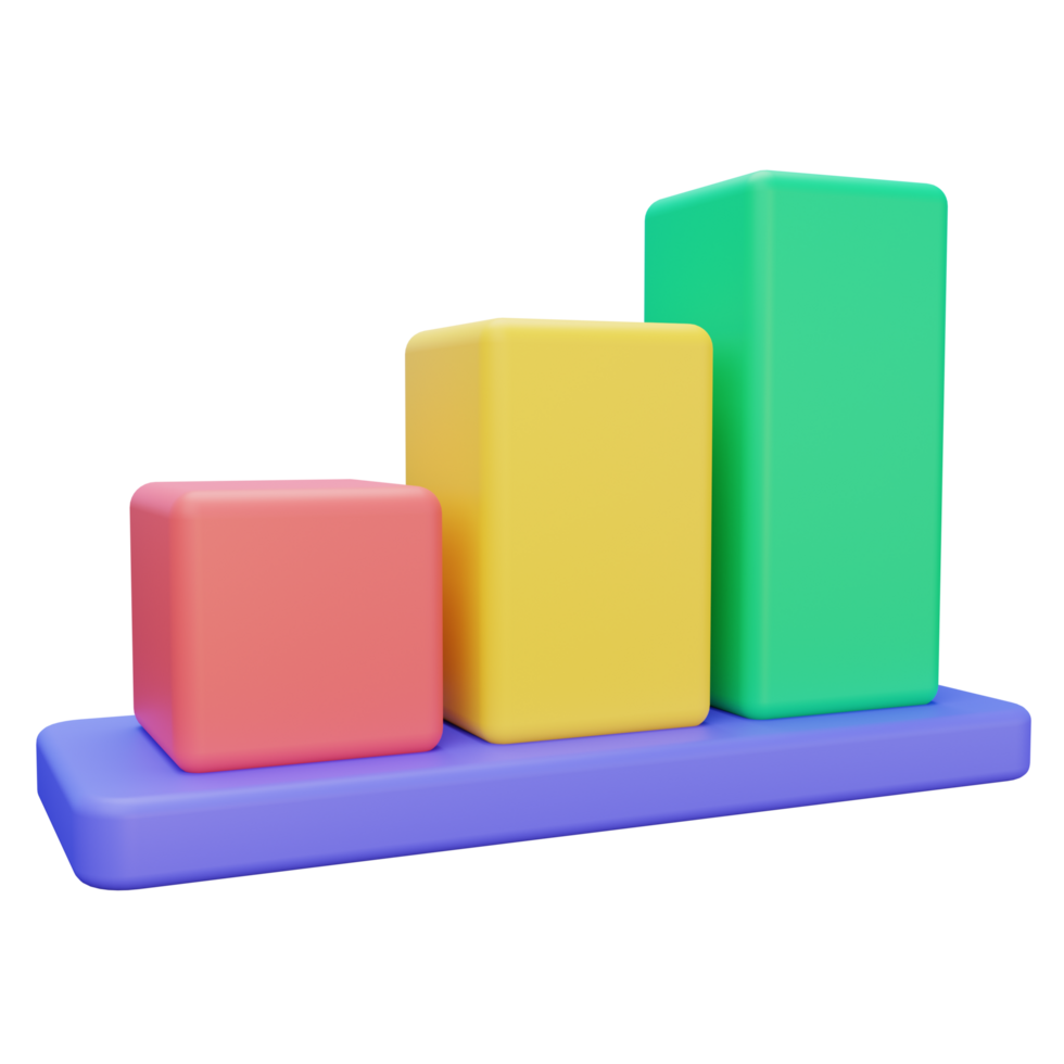 3D Growth Chart png