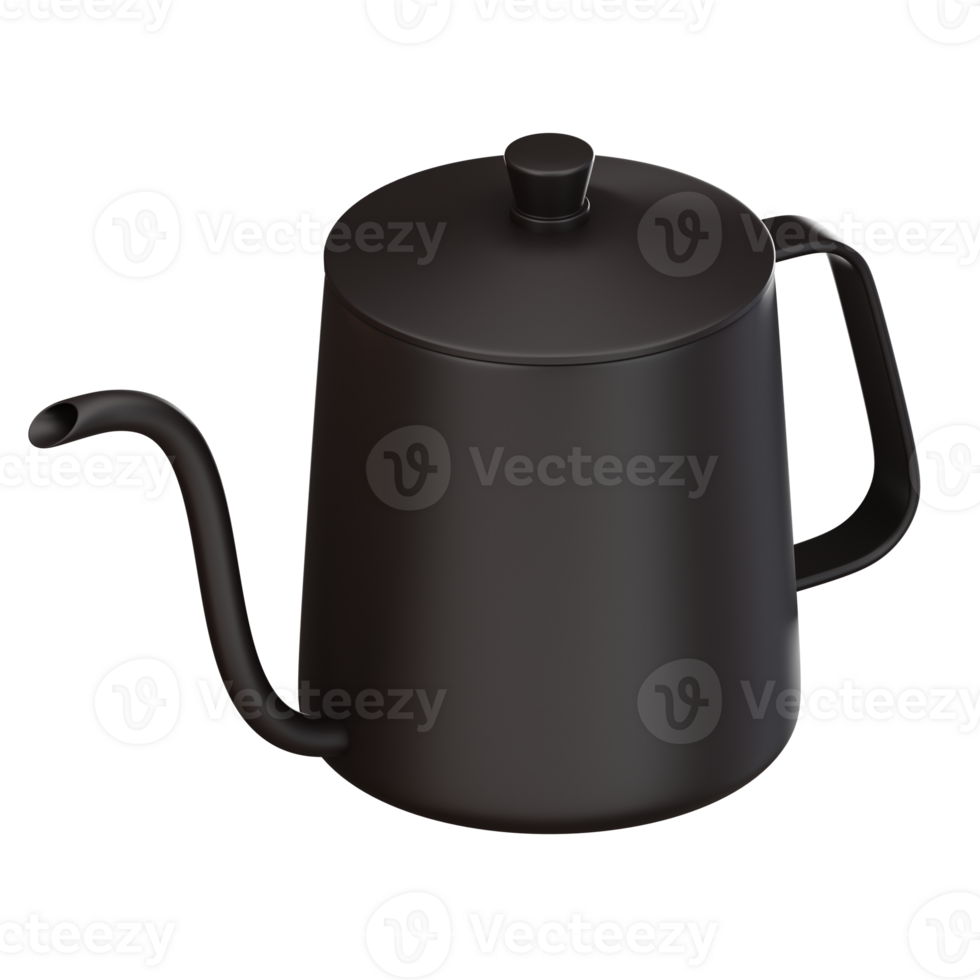 Gooseneck Kettle 3D Icon png