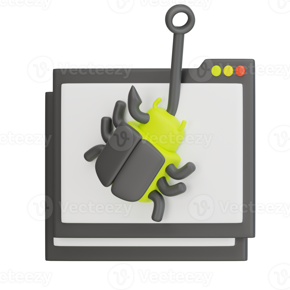Clickbait 3D Illustration png