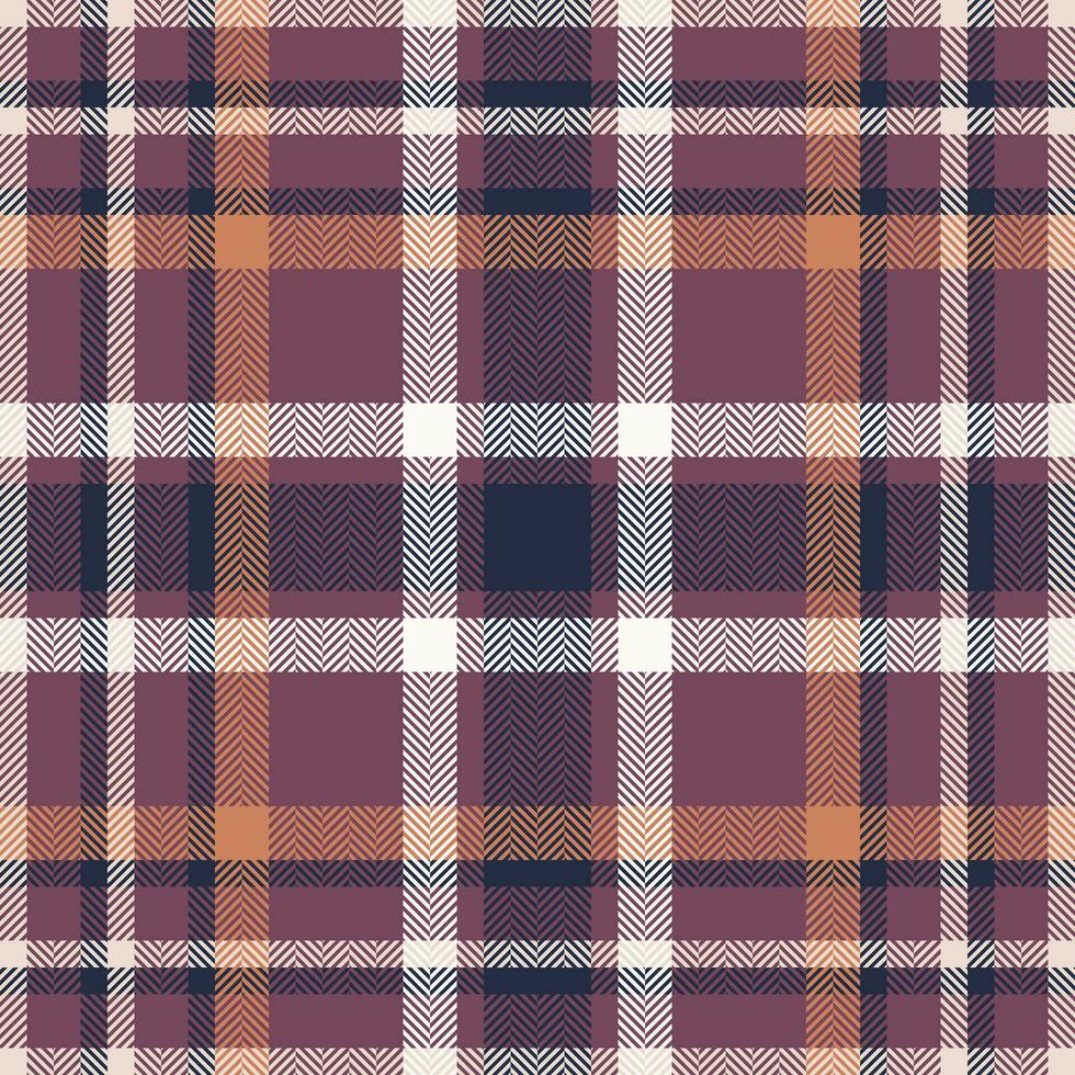 Plaid check pattern. Seamless fabric texture. Tartan textile print. vector