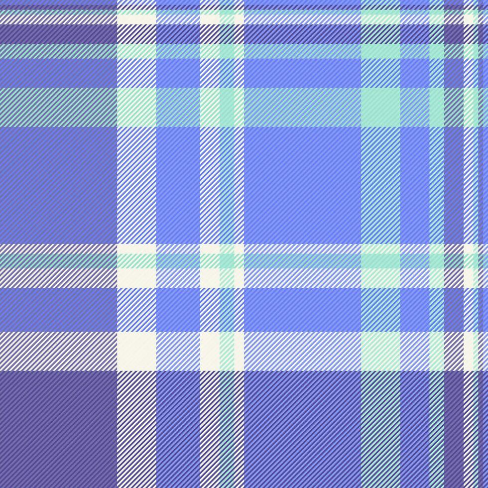 Seamless background check of textile pattern fabric with a plaid tartan texture vector. vector
