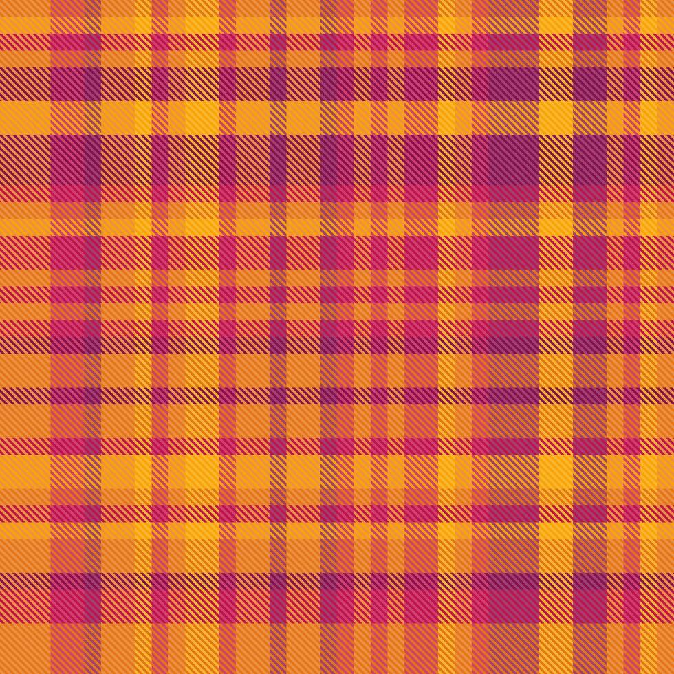 Texture check fabric of background plaid textile with a vector seamless pattern tartan.