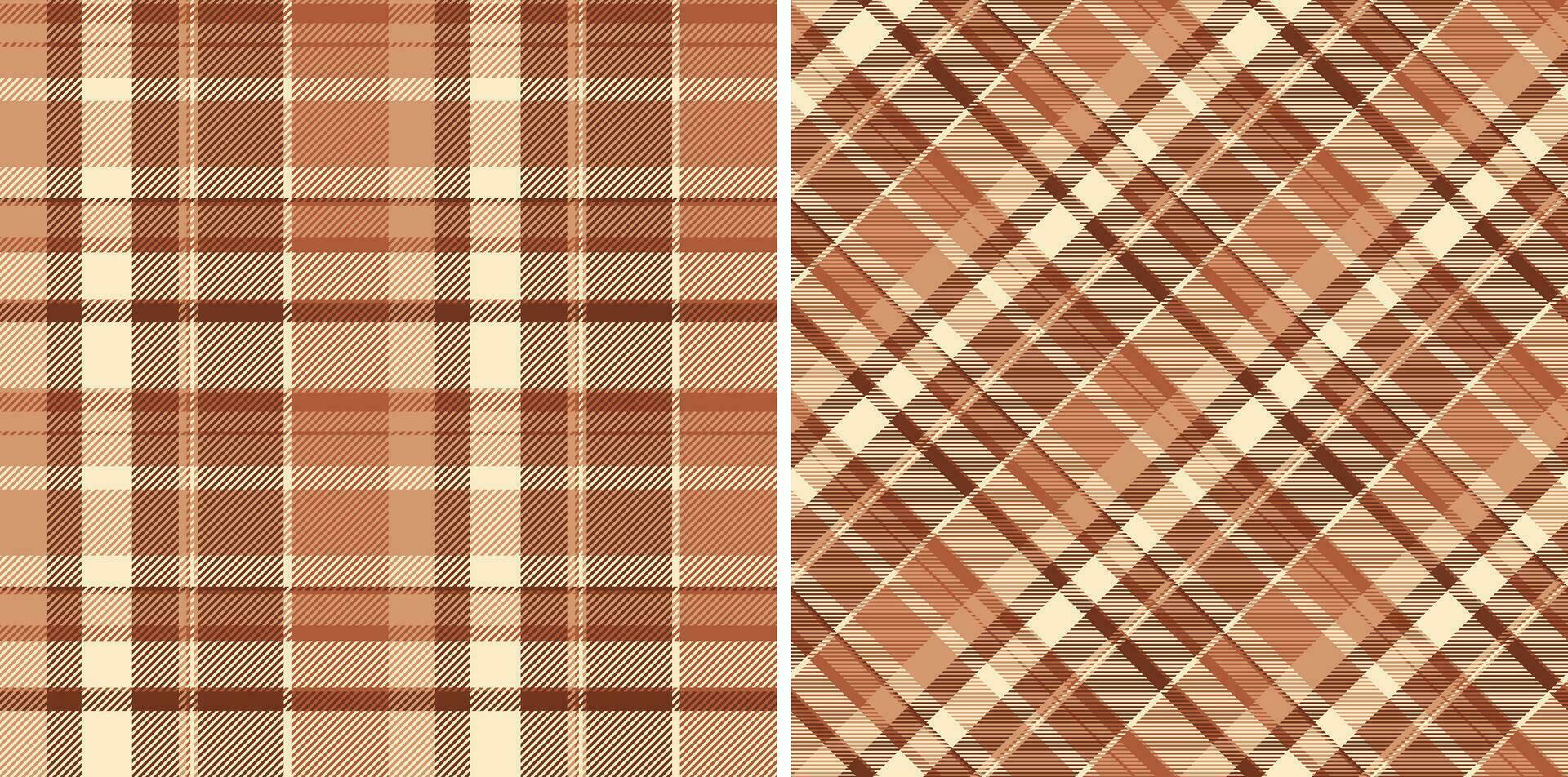 Seamless vector texture of fabric textile tartan with a plaid check background pattern.