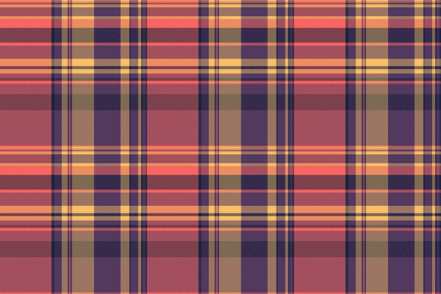 Plaid check pattern of texture textile fabric with a seamless background tartan vector. vector