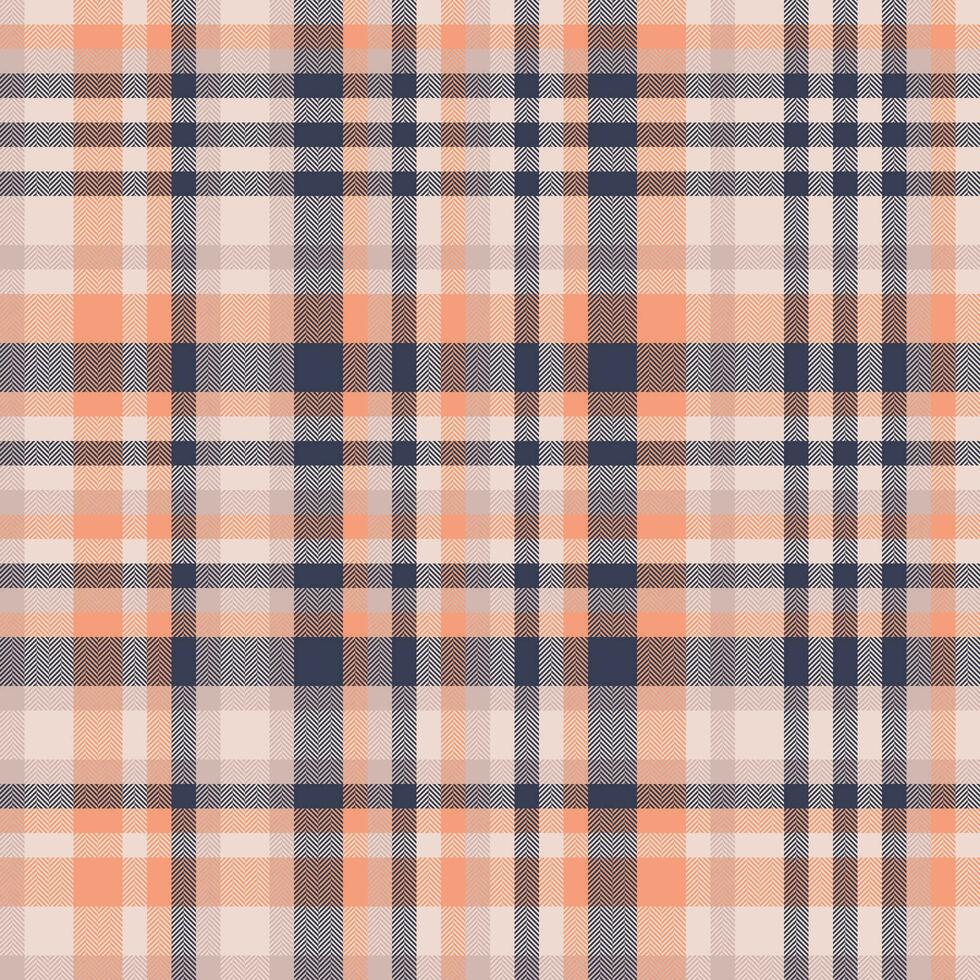 Seamless vector textile of check fabric background with a tartan texture pattern plaid.