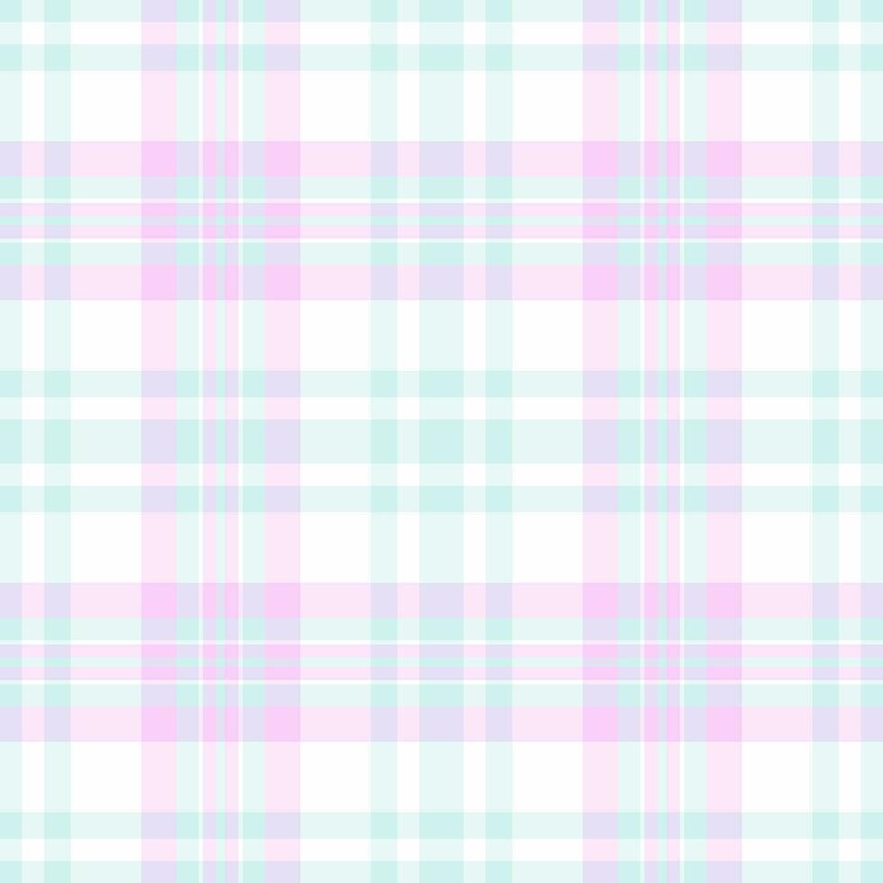 Tartan seamless background of textile fabric texture with a check plaid vector pattern.