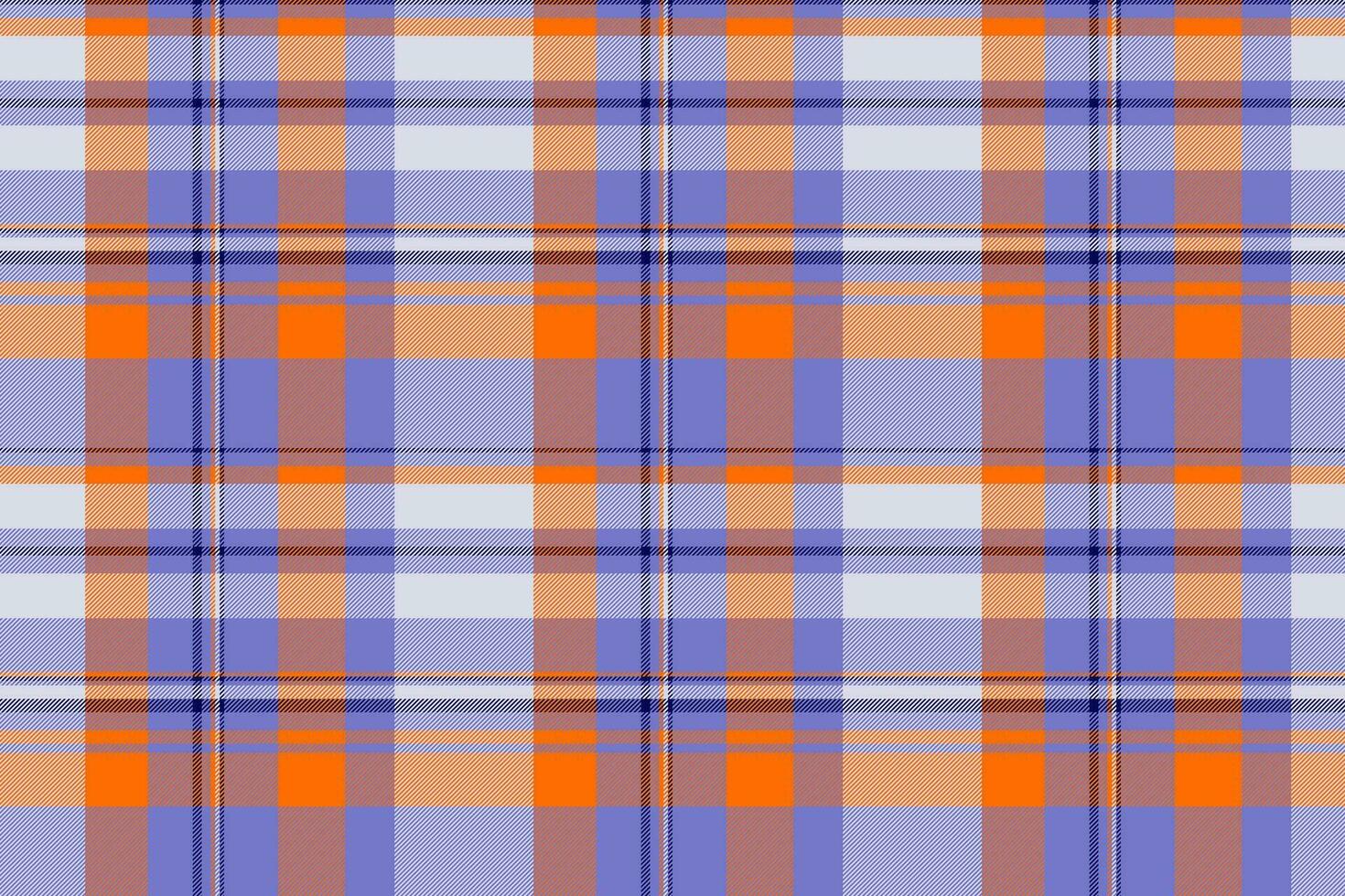 Plaid seamless vector of textile pattern check with a fabric texture background tartan.