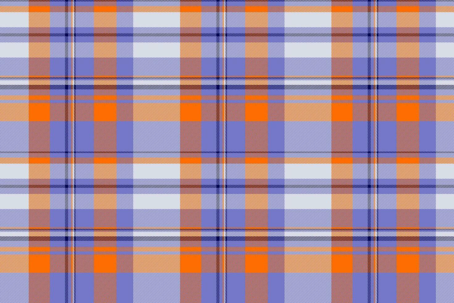 Plaid seamless vector of textile pattern check with a fabric texture background tartan.