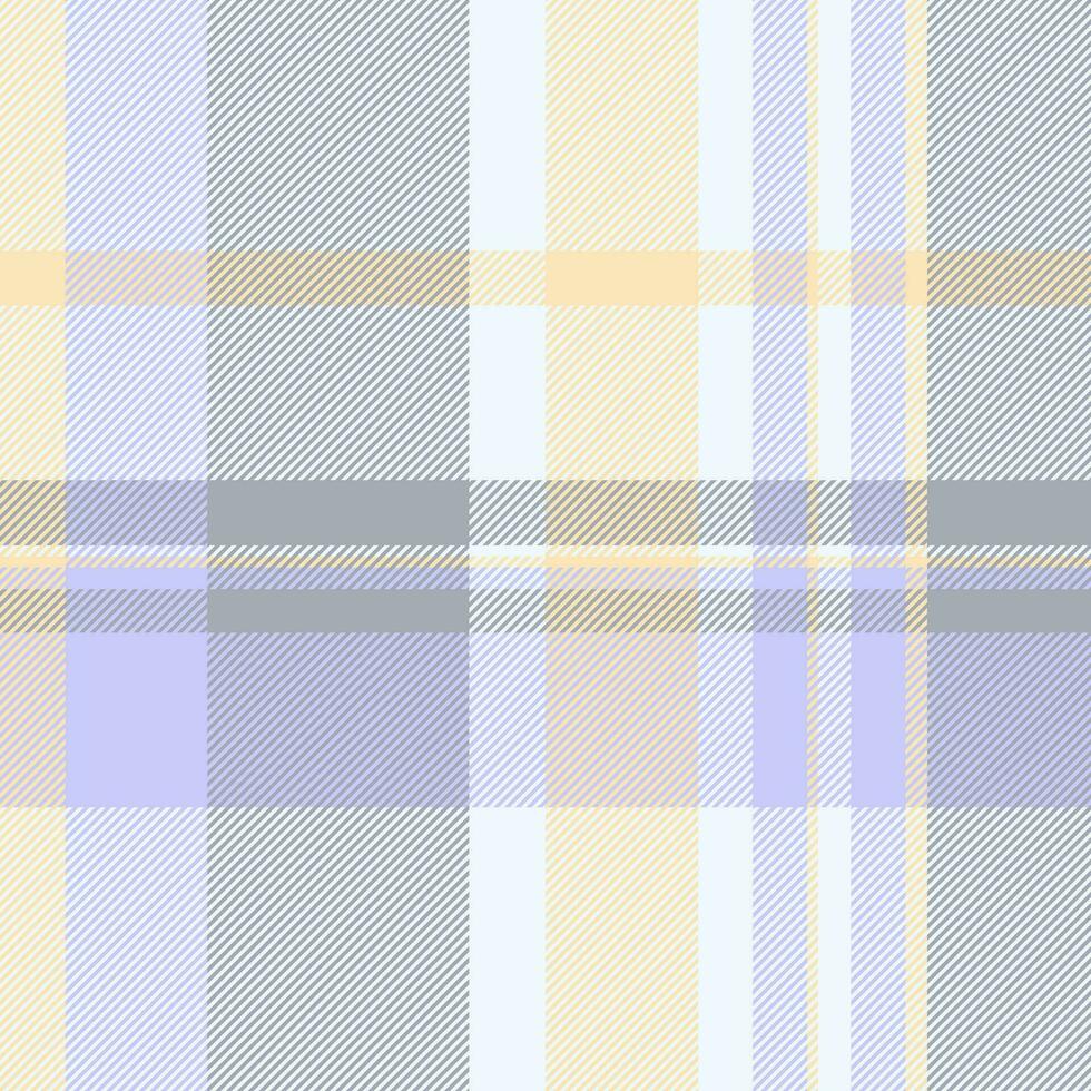 Fabric vector plaid of background check pattern with a tartan textile seamless texture.