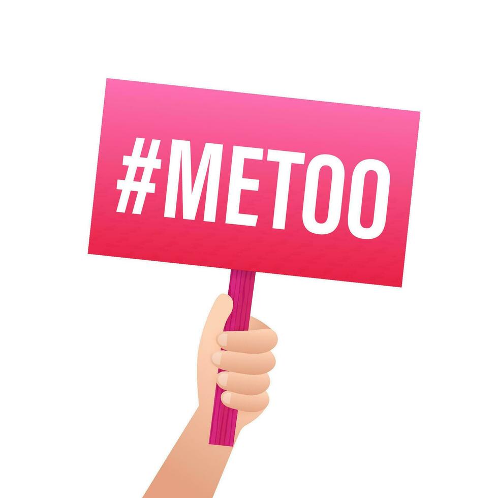 Metoo hashtag thursday throwback symbol. Vector stock illustration