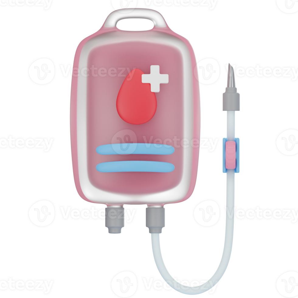 Blood Bag 3d icon 29897103 PNG