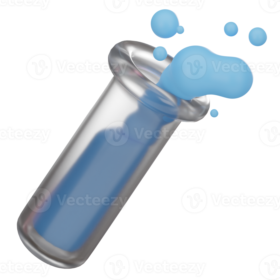 Blood sample 3d icon png