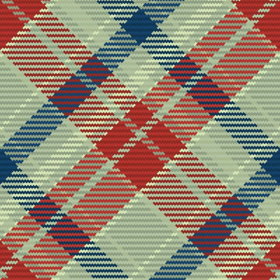 Seamless pattern of scottish tartan plaid. Repeatable background with check fabric texture. Vector backdrop striped textile print.