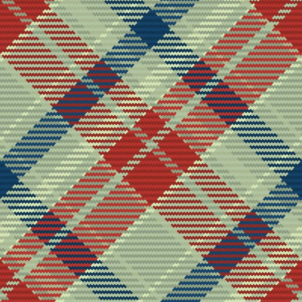 Seamless pattern of scottish tartan plaid. Repeatable background with check fabric texture. Vector backdrop striped textile print.