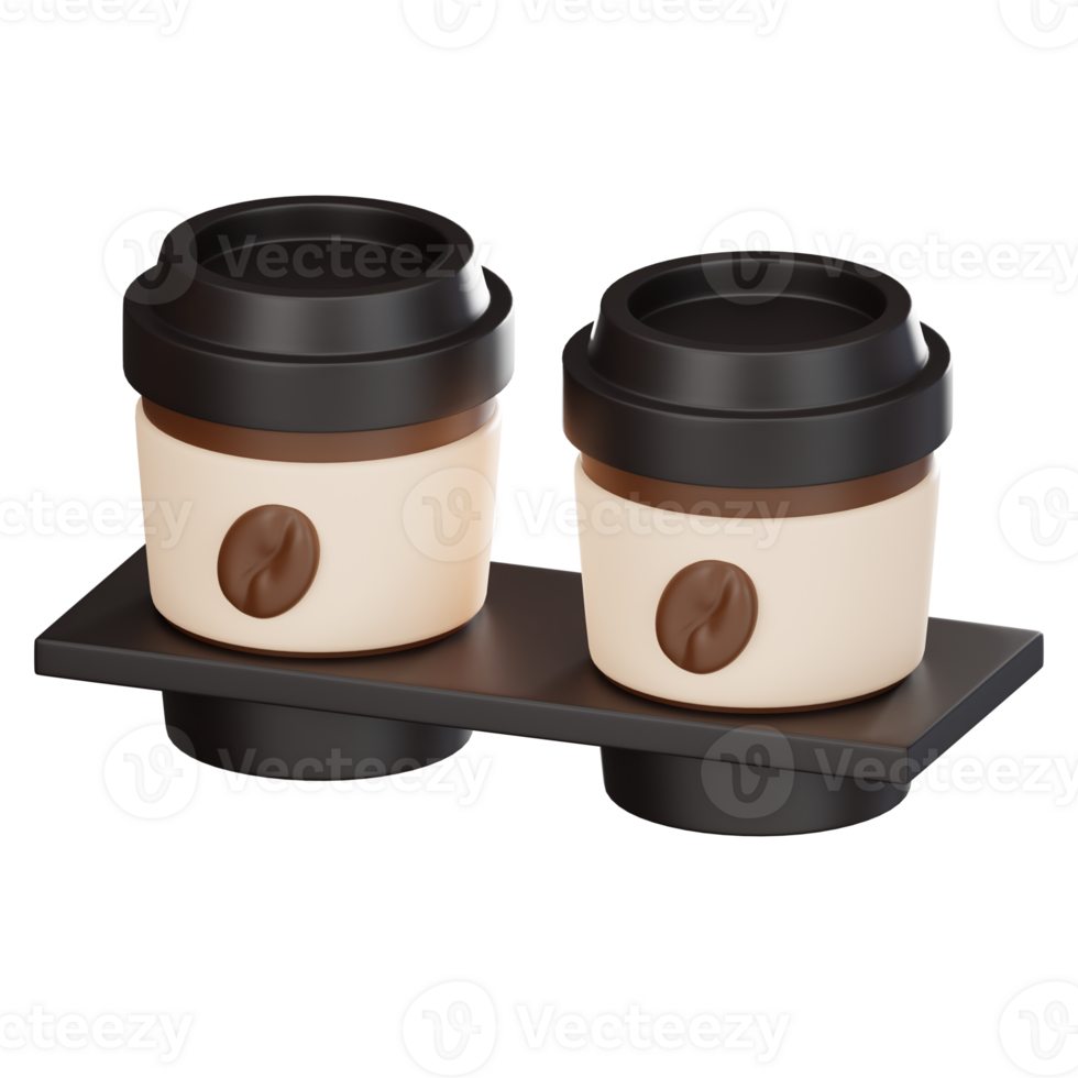 Takeaway Coffee 3D Icon png