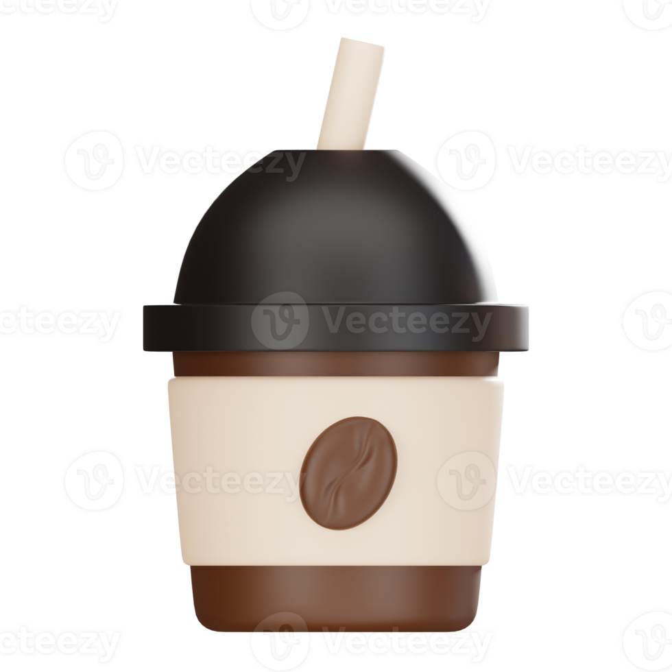 Frappe Glass 3D Icon png