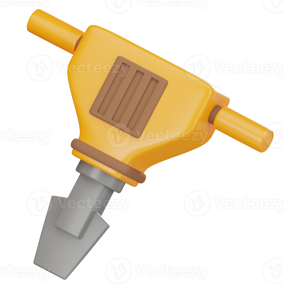 Jackhammer 3D Icon png