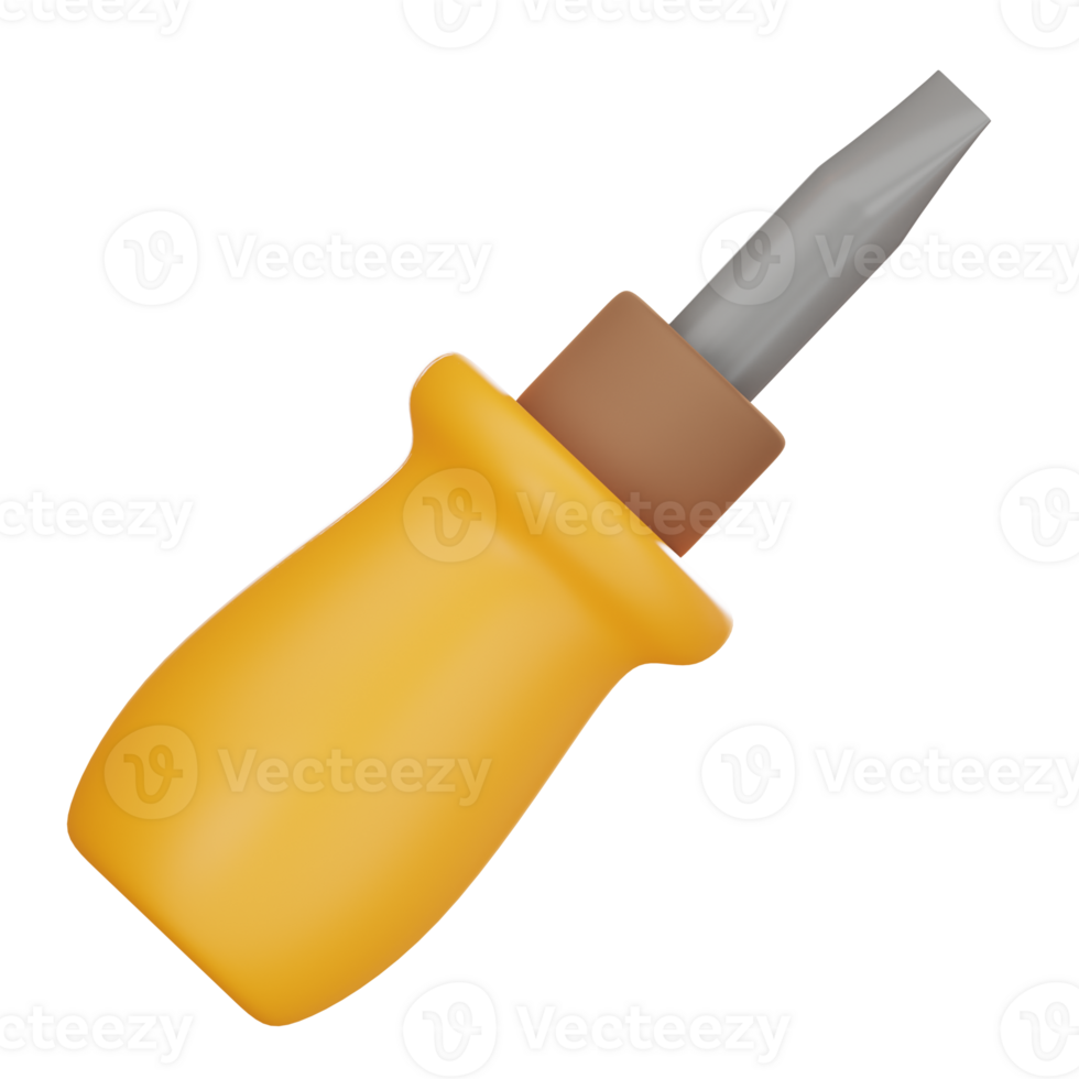 Screwdriver 3D Icon png
