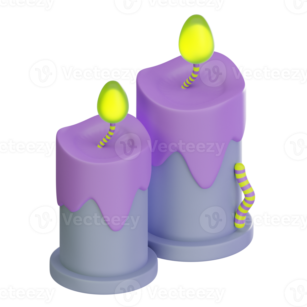 Candles 3D Icon png