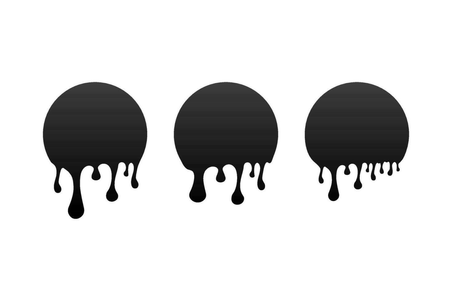 Current paint, stains. Current drops. Current inks Vector stock illustration