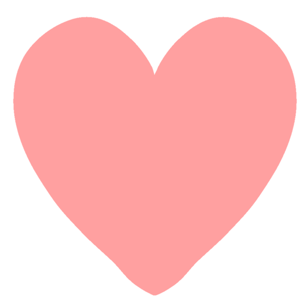 Heart Shape Pink Pastel png