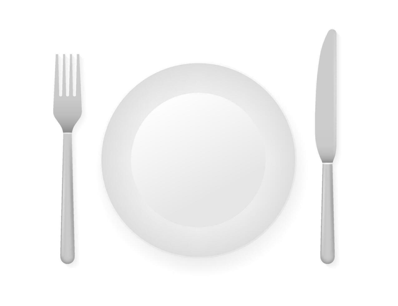 cena lámina, cuchillo y tenedor. vector valores ilustración