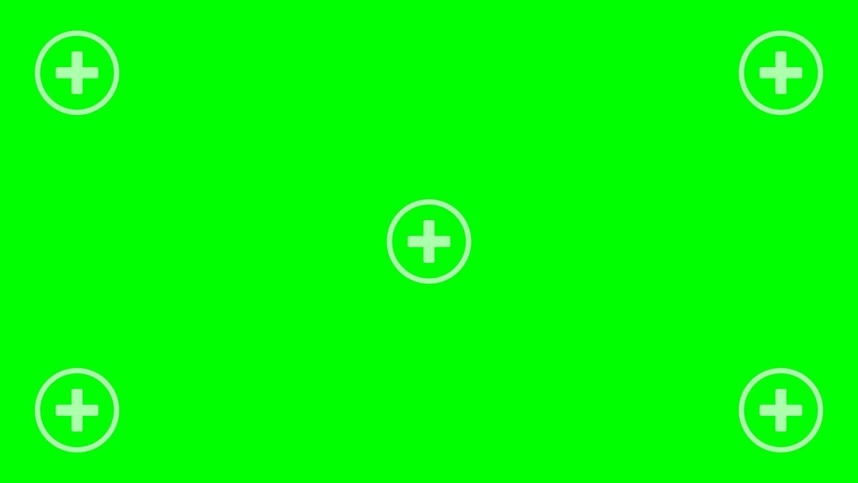 Green chromakey track point. Chromakey Background. Vector stock illustration