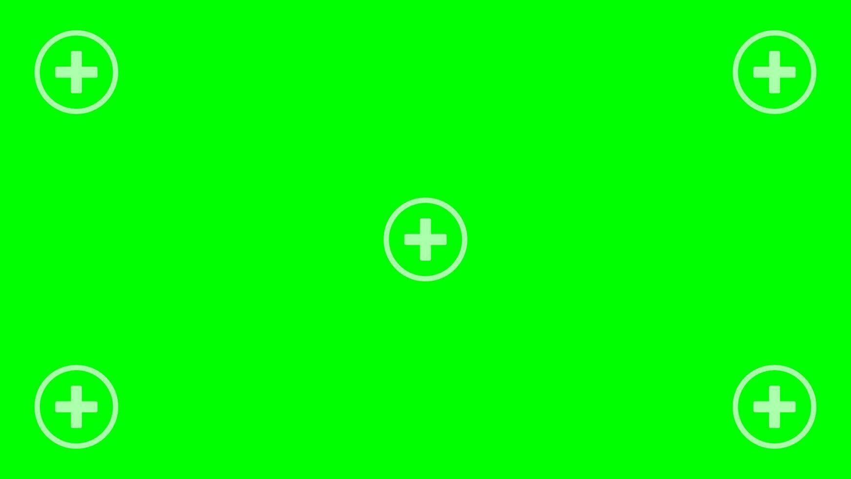 Green chromakey track point. Chromakey Background. Vector stock illustration