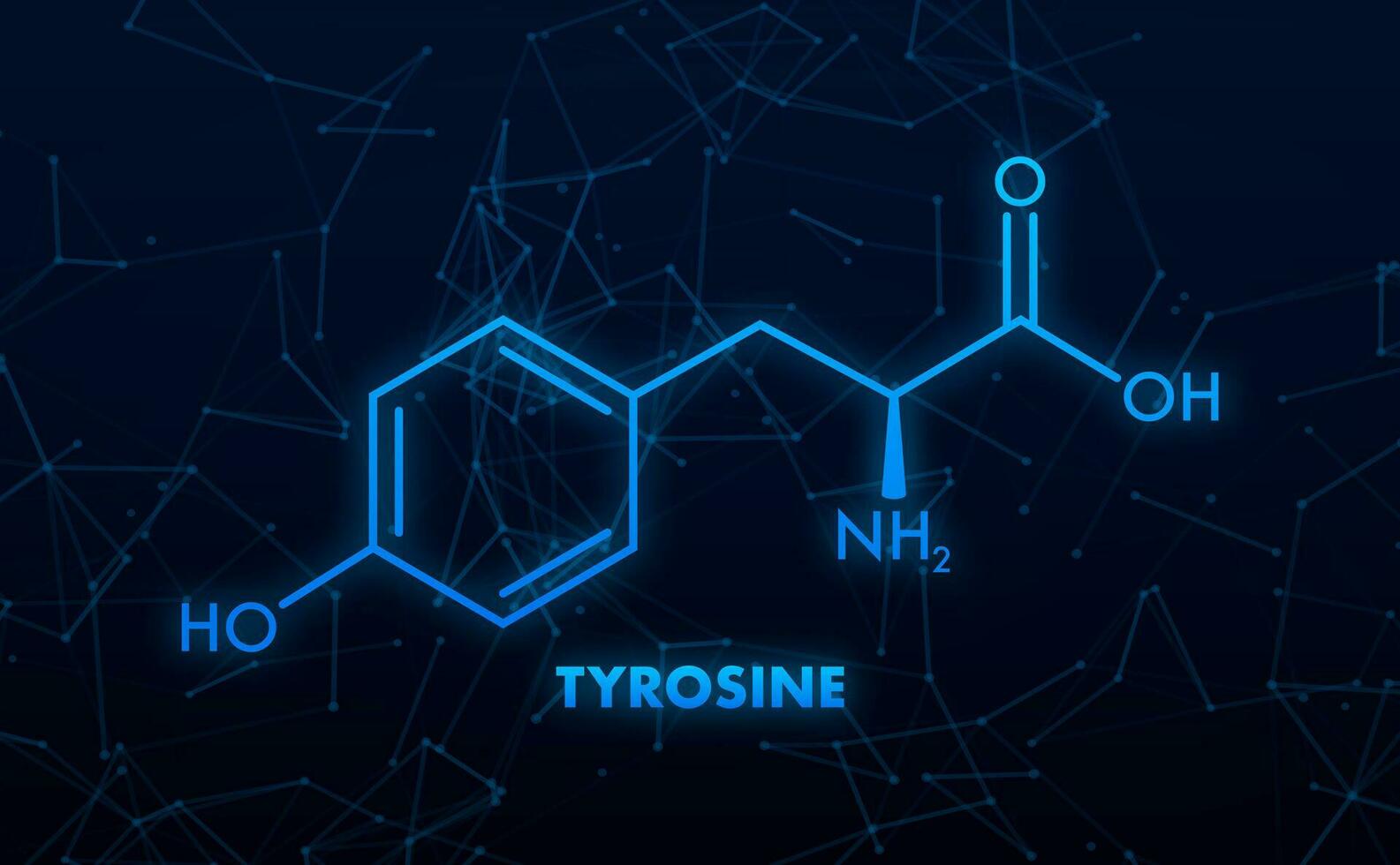 Tyrosine formula, great design for any purposes. Tyrosine formula. vector