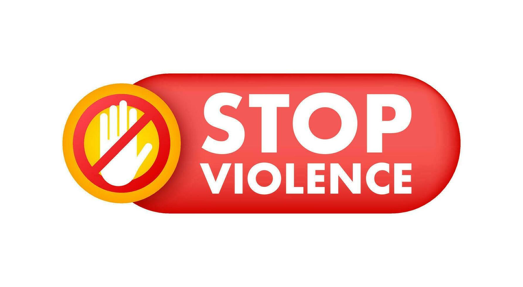 Stop Violence Against Women. Social problem. Vector stock illustration