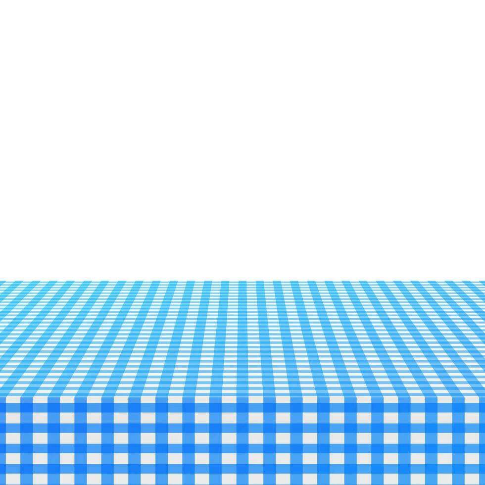 azul esquina Manteles en blanco antecedentes. vector valores ilustración