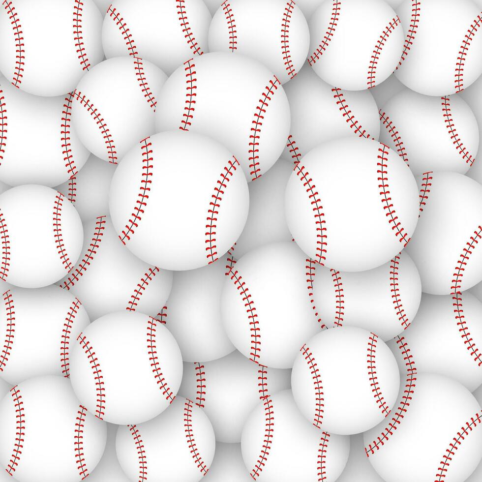 suave estilo béisbol pelota icono en blanco antecedentes. pegatina modelo vector