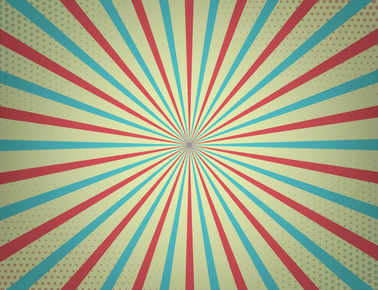 Abstract retro background with rays. Vector stock illutration.