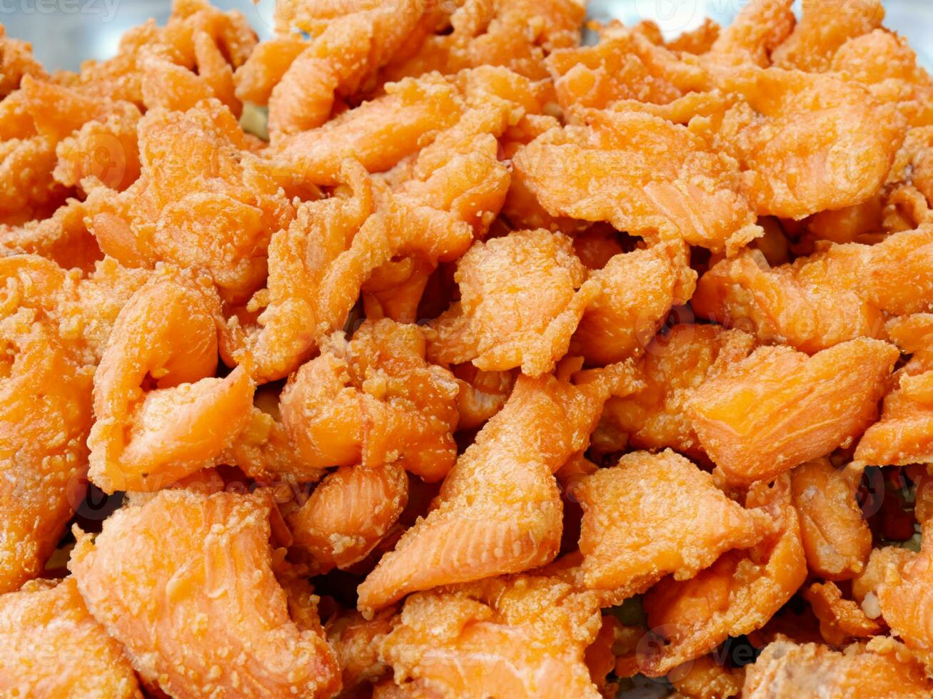 fried chicken in a market photo
