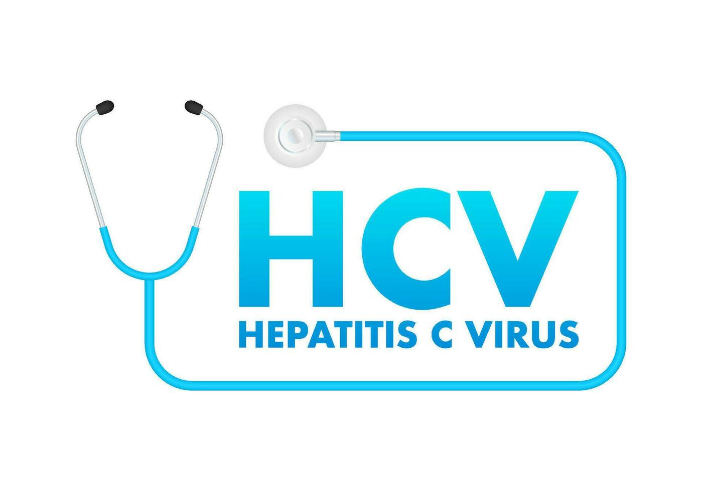 hepatitis C virus. para cuidado de la salud diseño. mundo salud día concepto. vector ilustración.
