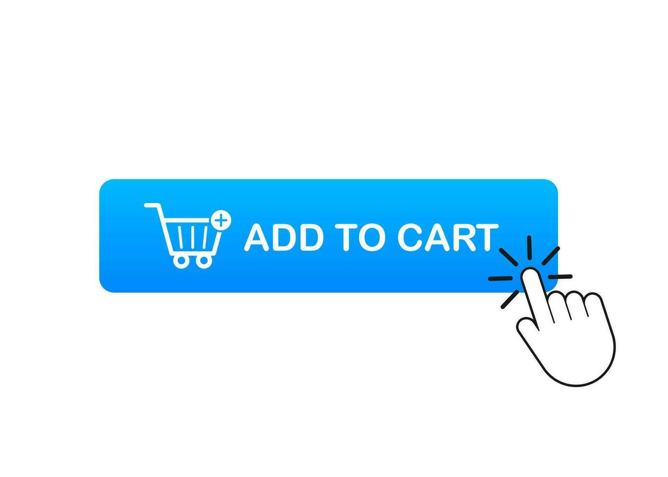Add to cart icon. Shopping Cart icon. Vector stock illustration.