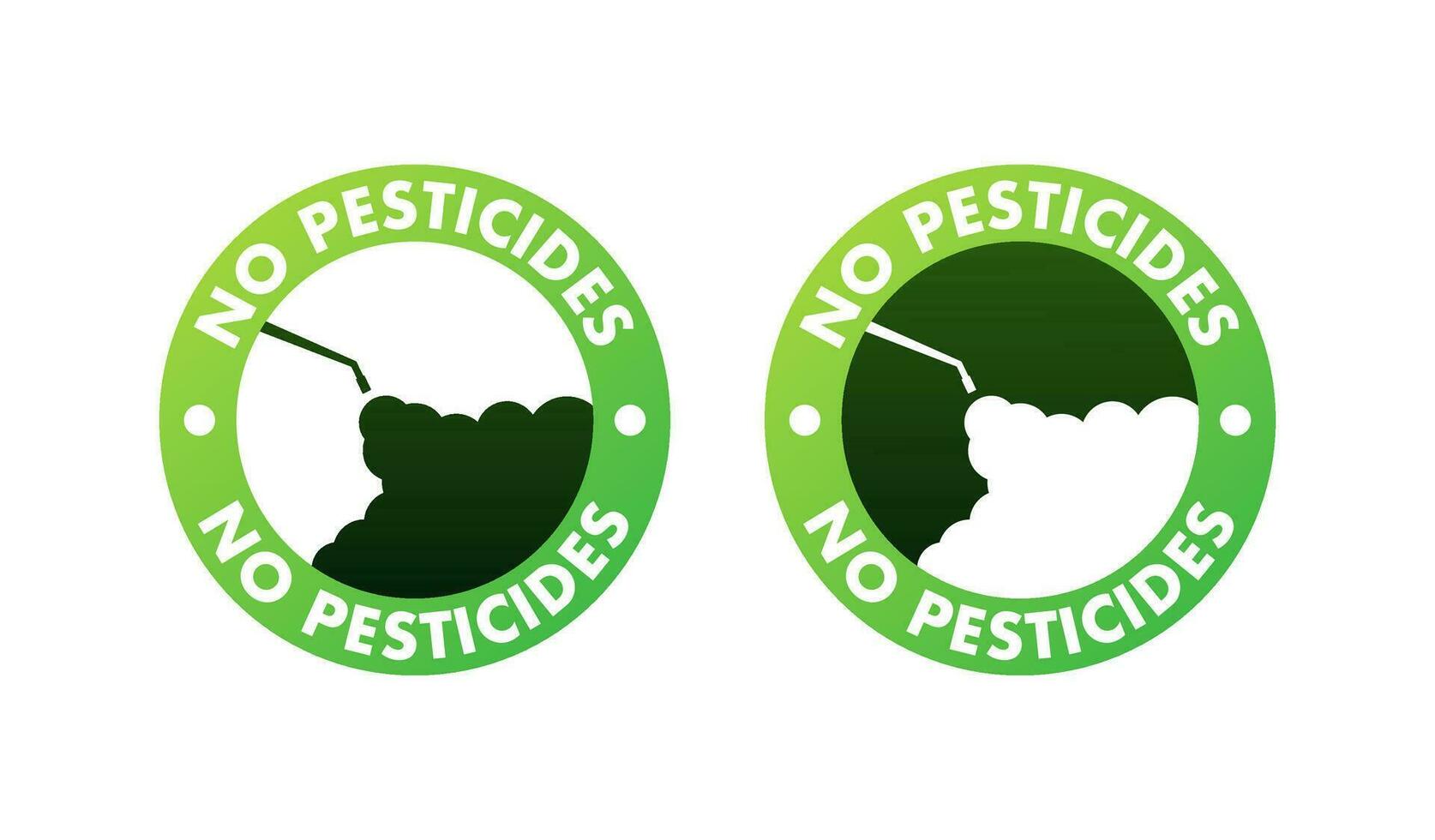 No pesticides, great design for any purposes. Design vector. vector