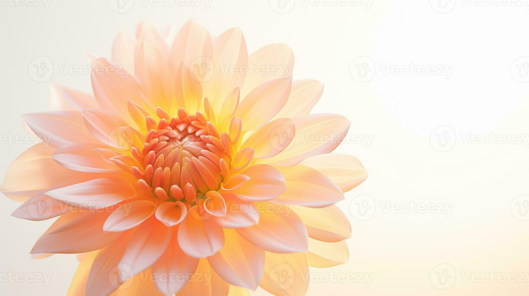 Photo of beautiful Sun Rose flower isolated on white background. Generative AI