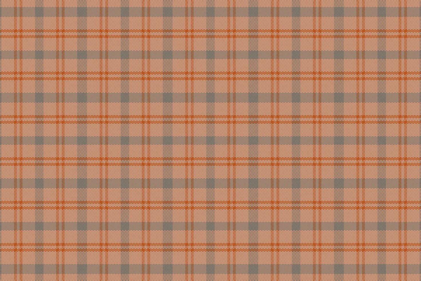 Tartan plaid pattern with texture and coffee color. vector