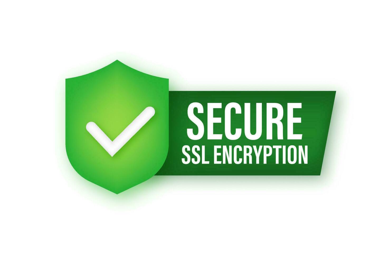 seguro Internet conexión ssl icono. ssl seguro guardia. vector valores ilustración