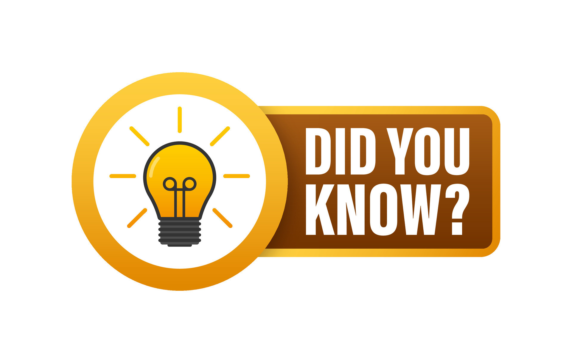 Did You Know Megaphone Label. Vector stock illustration. 29899875