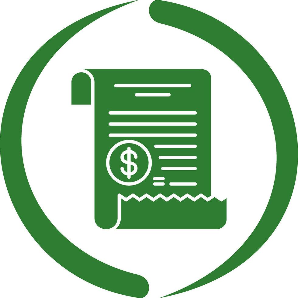 Receipt Vector Icon