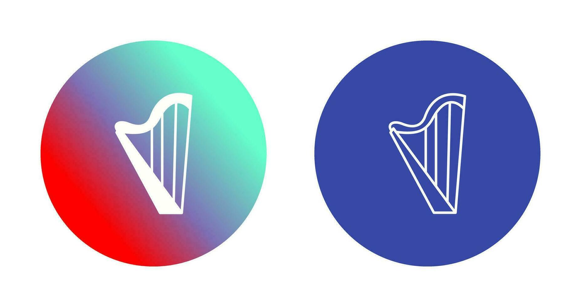 Harp Vector Icon