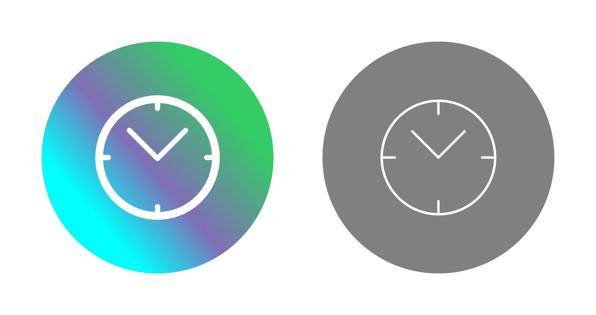 Unique Clock Vector Icon 29900816 Vector Art at Vecteezy