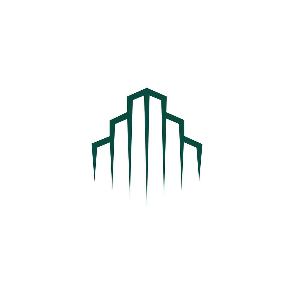 Abstract Building, Construction Vector Stock Illustration Design Logo Template. Vector eps 10.
