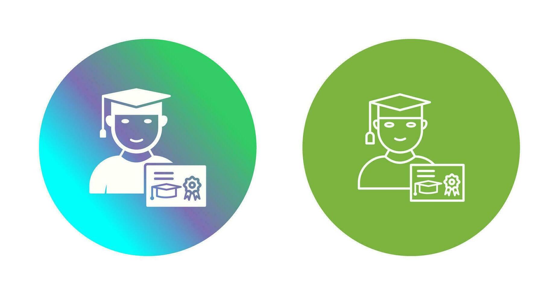 Unique Receiving Degree Vector Icon