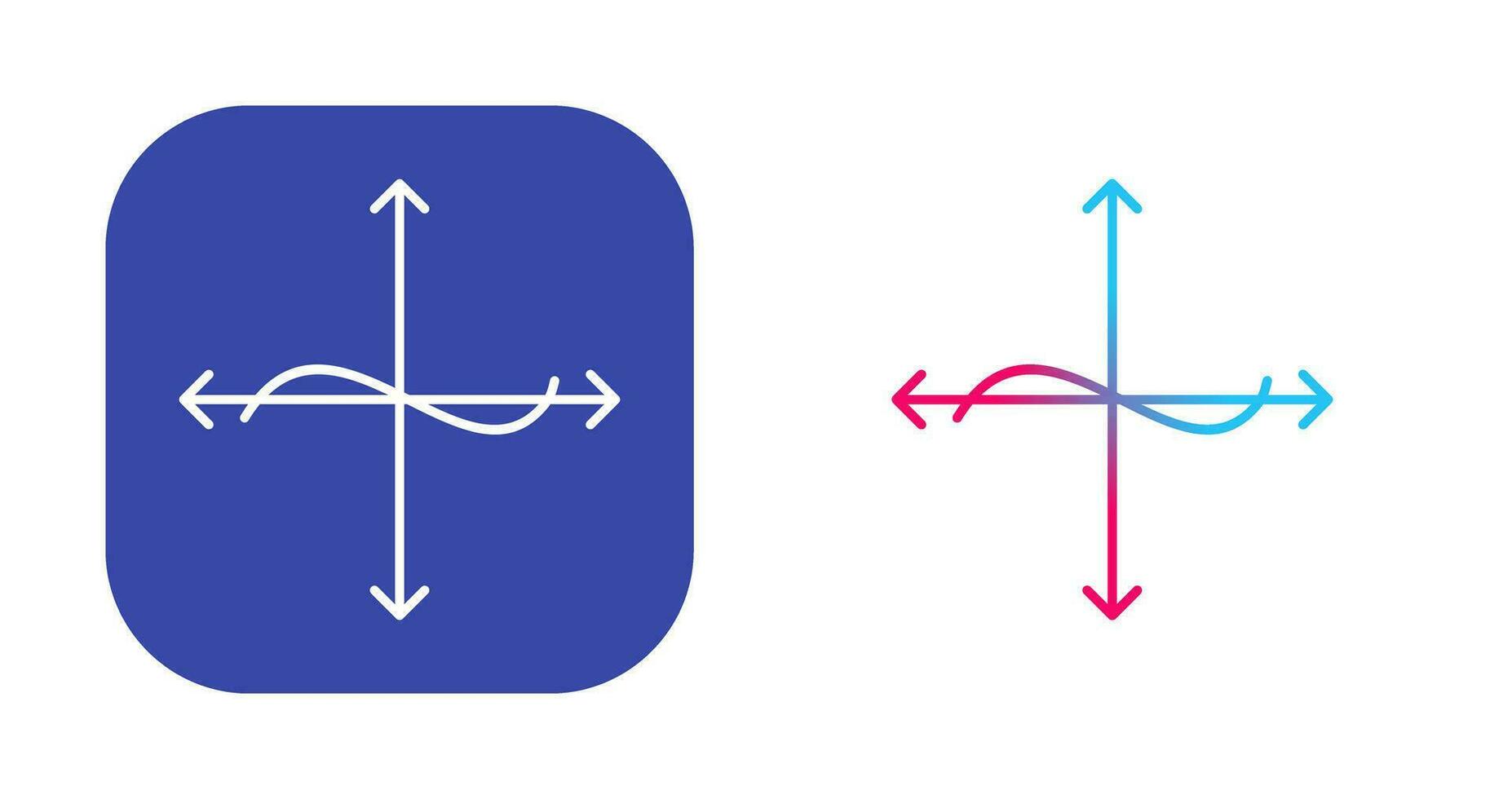 Unique Graph Vector Icon